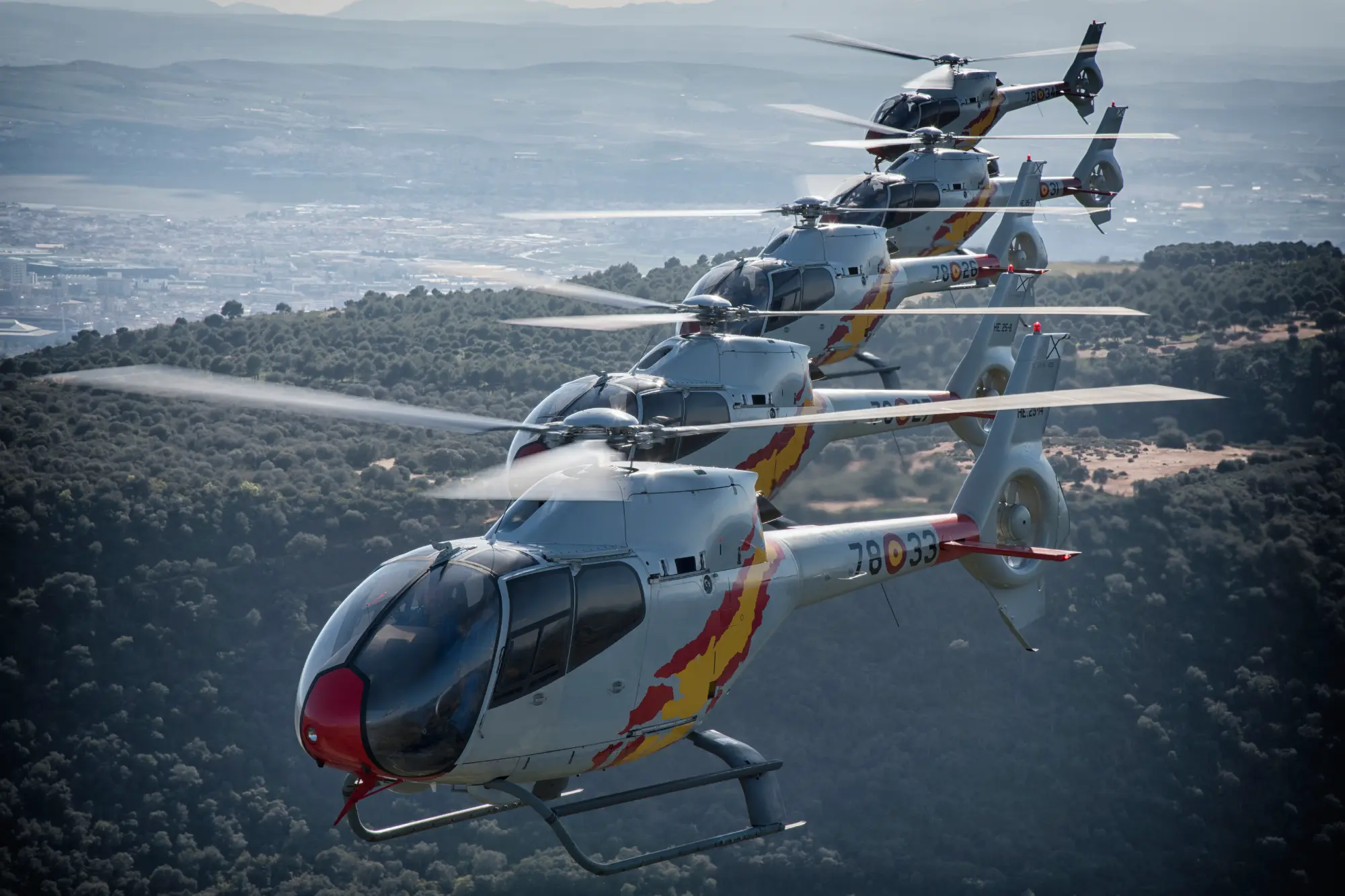 Helicóptero EC-120 de la Patrulla Aspa