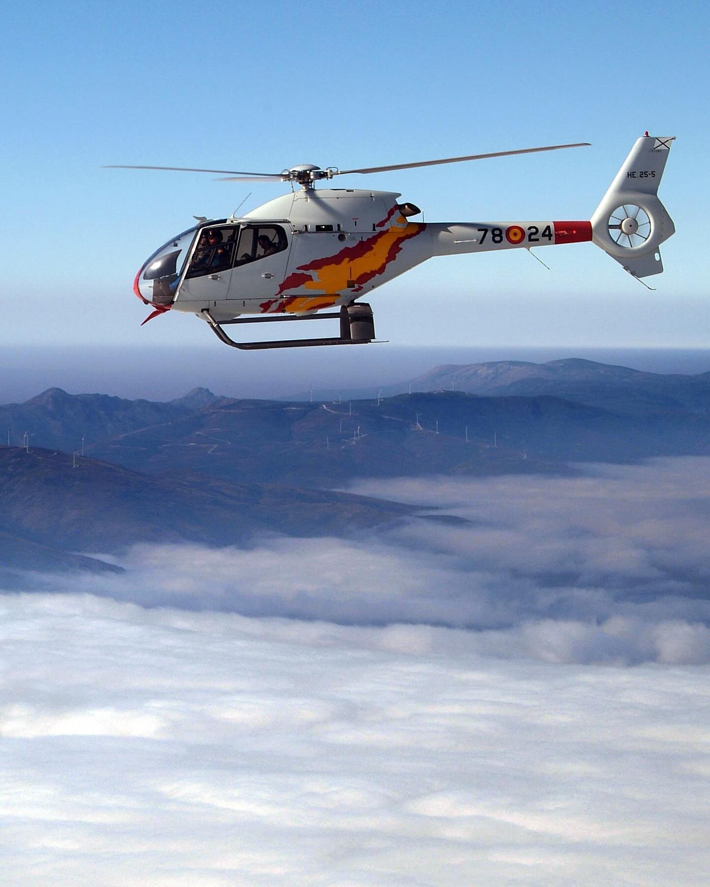 Detalle del rotor de cola tipo Fenestron